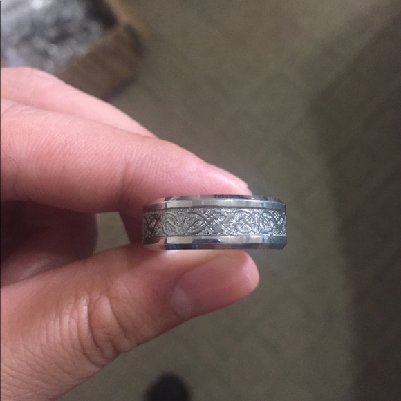 Silver Dragon Stainless Steel Ring - Picture 3 of 3